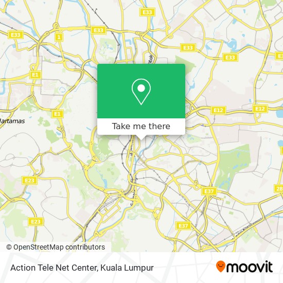 Action Tele Net Center map