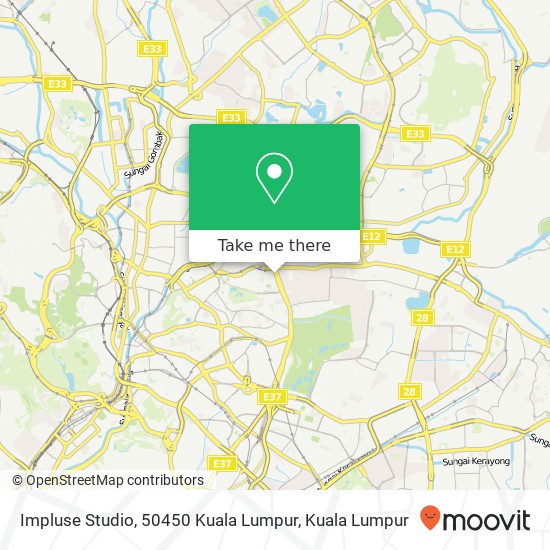 Peta Impluse Studio, 50450 Kuala Lumpur