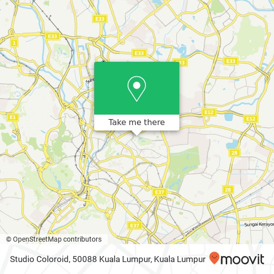 Studio Coloroid, 50088 Kuala Lumpur map