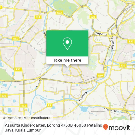 Assunta Kindergarten, Lorong 4 / 53B 46050 Petaling Jaya map