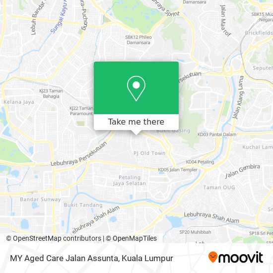 MY Aged Care Jalan Assunta map