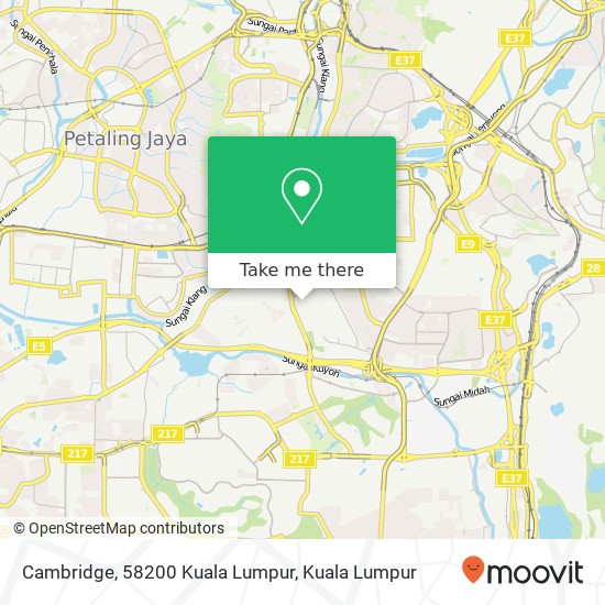 Cambridge, 58200 Kuala Lumpur map