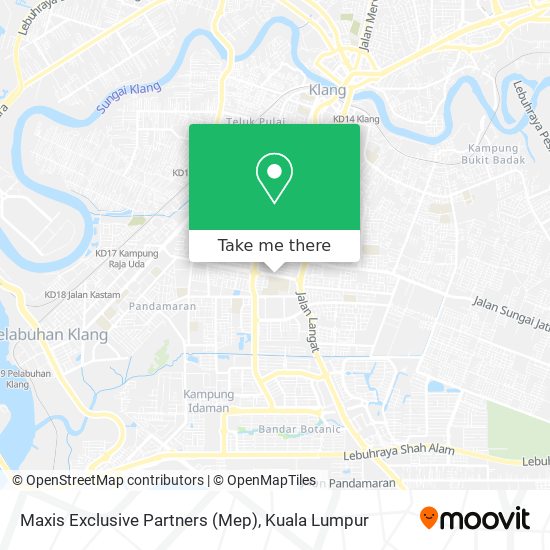Maxis Exclusive Partners (Mep) map