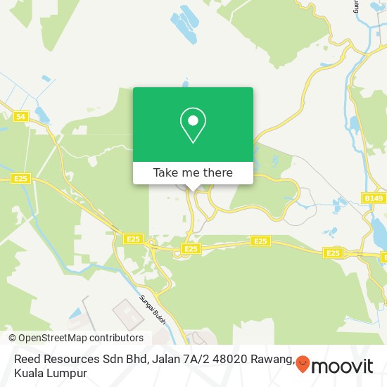 Reed Resources Sdn Bhd, Jalan 7A / 2 48020 Rawang map