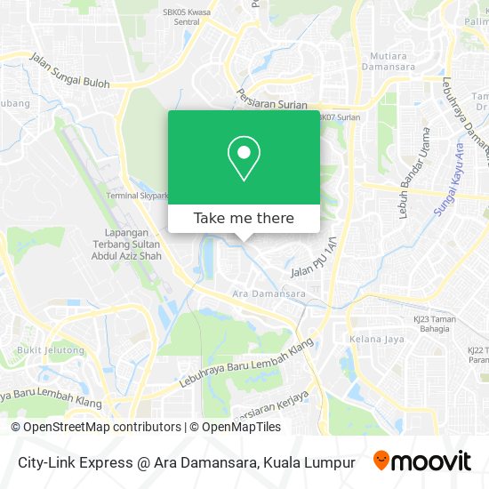 City-Link Express @ Ara Damansara map
