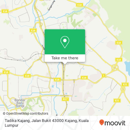 Tadika Kajang, Jalan Bukit 43000 Kajang map