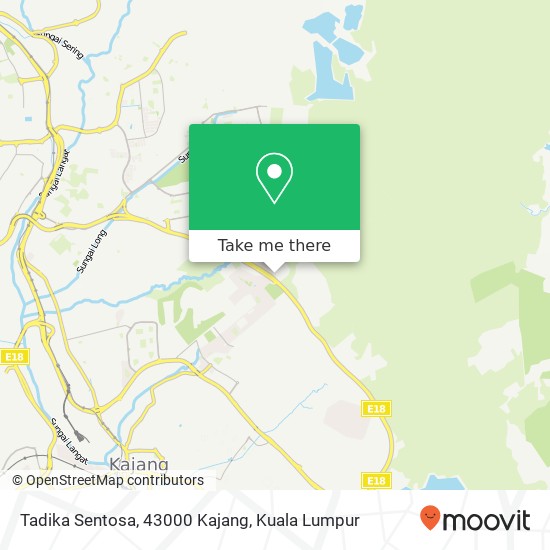 Tadika Sentosa, 43000 Kajang map