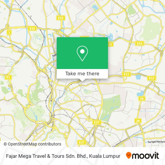 Fajar Mega Travel & Tours Sdn. Bhd. map