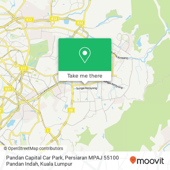 Pandan Capital Car Park, Persiaran MPAJ 55100 Pandan Indah map