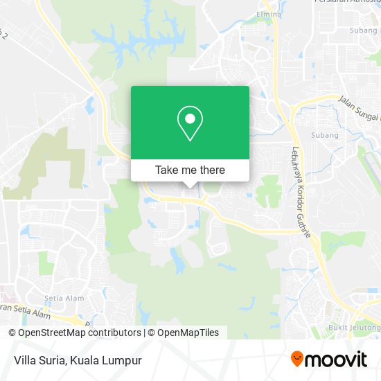 Villa Suria map