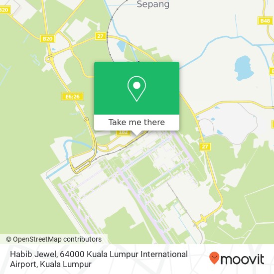 Habib Jewel, 64000 Kuala Lumpur International Airport map