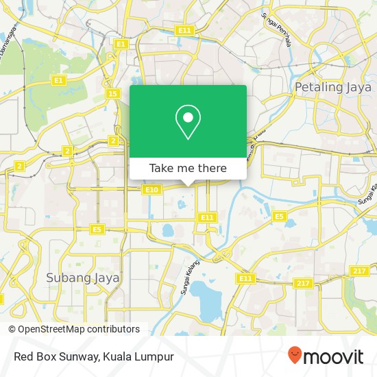 Red Box Sunway map