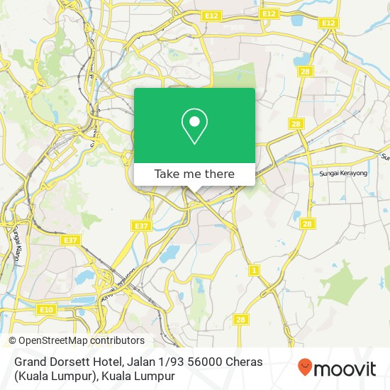 Grand Dorsett Hotel, Jalan 1 / 93 56000 Cheras (Kuala Lumpur) map