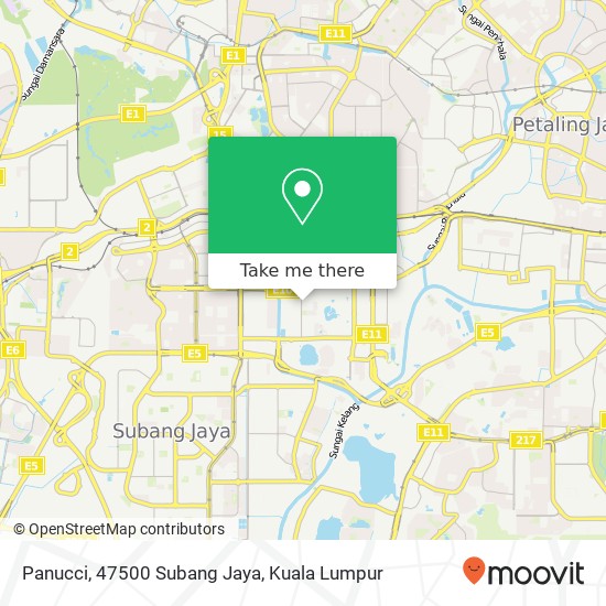 Panucci, 47500 Subang Jaya map