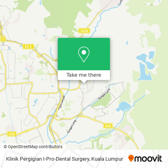 Klinik Pergigian I-Pro-Dental Surgery map