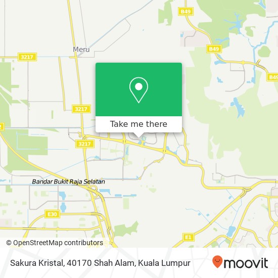 Sakura Kristal, 40170 Shah Alam map