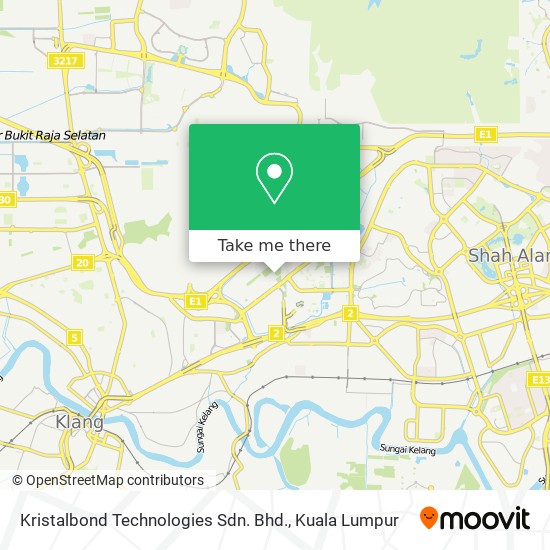 Kristalbond Technologies Sdn. Bhd. map