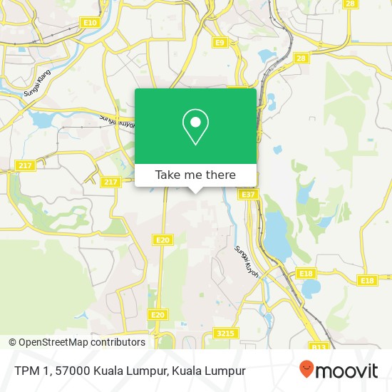 TPM 1, 57000 Kuala Lumpur map