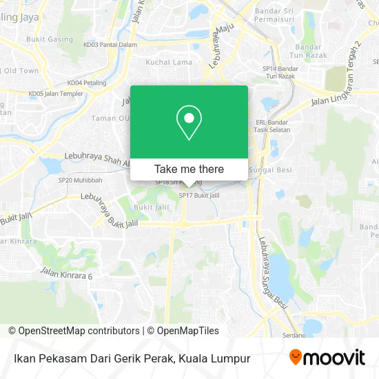Ikan Pekasam Dari Gerik Perak map