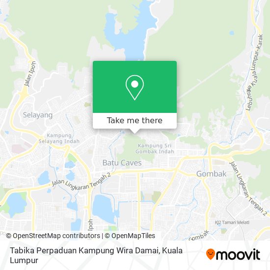 Tabika Perpaduan Kampung Wira Damai map