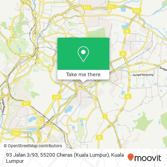 93 Jalan 3 / 93, 55200 Cheras (Kuala Lumpur) map