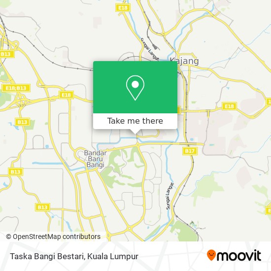 Taska Bangi Bestari map