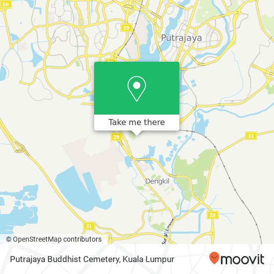 Putrajaya Buddhist Cemetery map