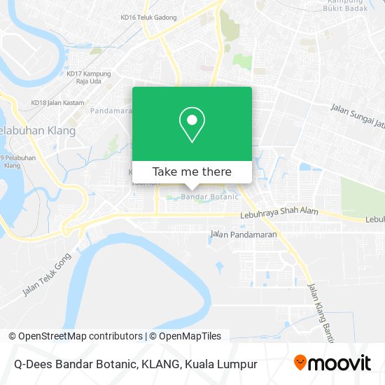Q-Dees Bandar Botanic, KLANG map