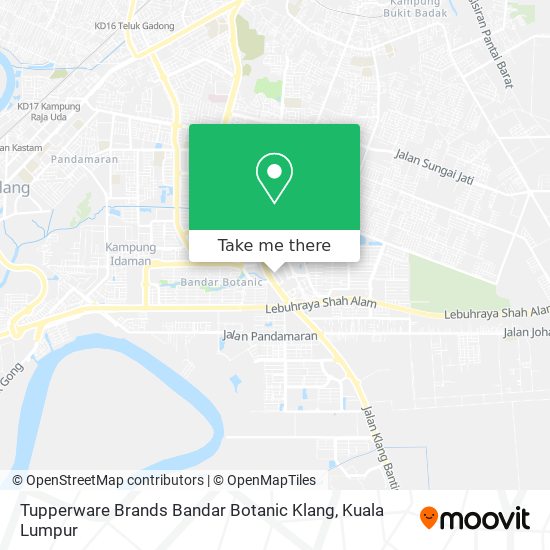 Tupperware Brands Bandar Botanic Klang map