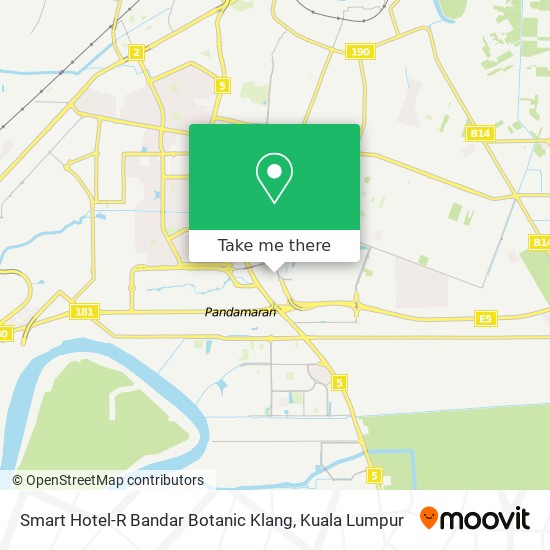 Smart Hotel-R Bandar Botanic Klang map