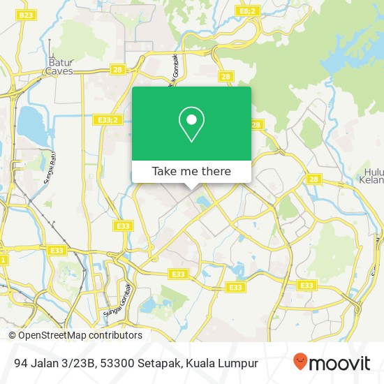 94 Jalan 3/23B, 53300 Setapak map