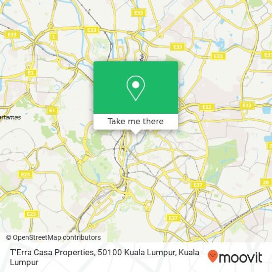 T'Erra Casa Properties, 50100 Kuala Lumpur map