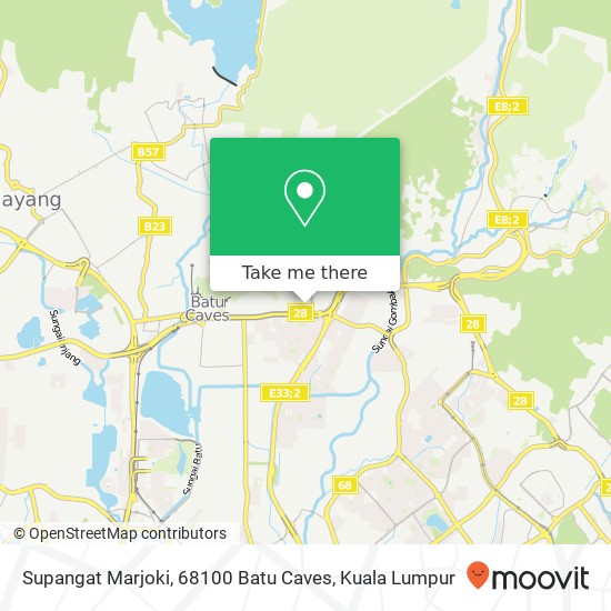 Supangat Marjoki, 68100 Batu Caves map