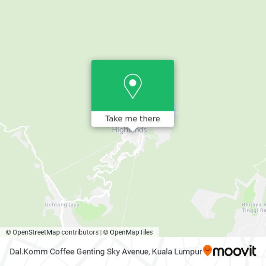 Peta Dal.Komm Coffee Genting Sky Avenue