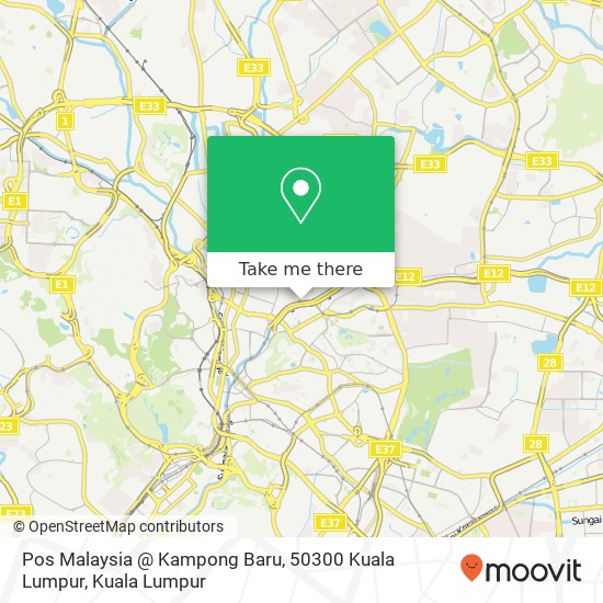 Pos Malaysia @ Kampong Baru, 50300 Kuala Lumpur map