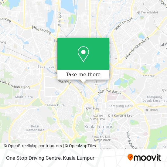 One Stop Driving Centre map