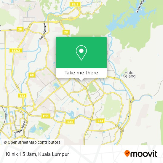 Klinik 15 Jam map