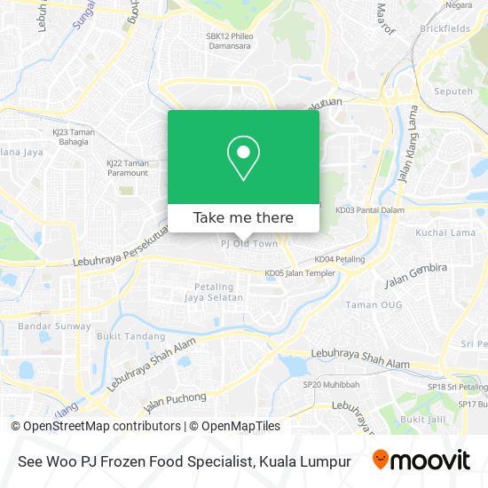 See Woo PJ Frozen Food Specialist map
