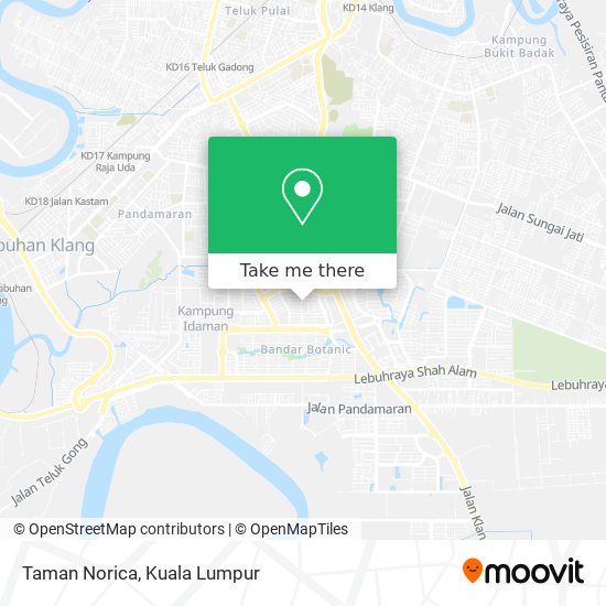 Taman Norica map