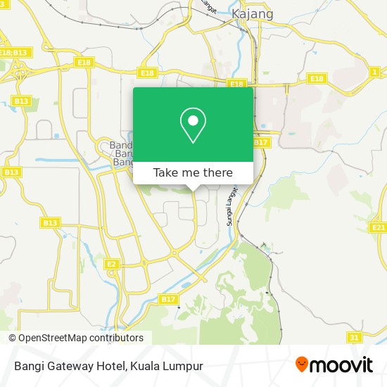 Peta Bangi Gateway Hotel