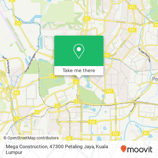 Mega Construction, 47300 Petaling Jaya map