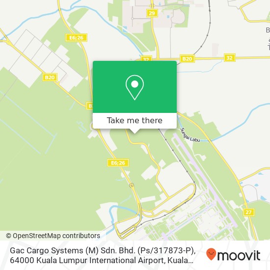 Gac Cargo Systems (M) Sdn. Bhd. (Ps / 317873-P), 64000 Kuala Lumpur International Airport map