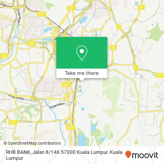 RHB BANK, Jalan 8 / 146 57000 Kuala Lumpur map