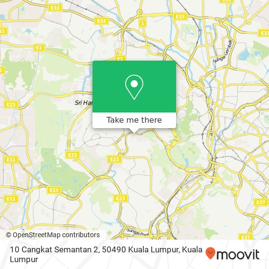 10 Cangkat Semantan 2, 50490 Kuala Lumpur map