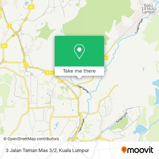 3 Jalan Taman Mas 3/2 map