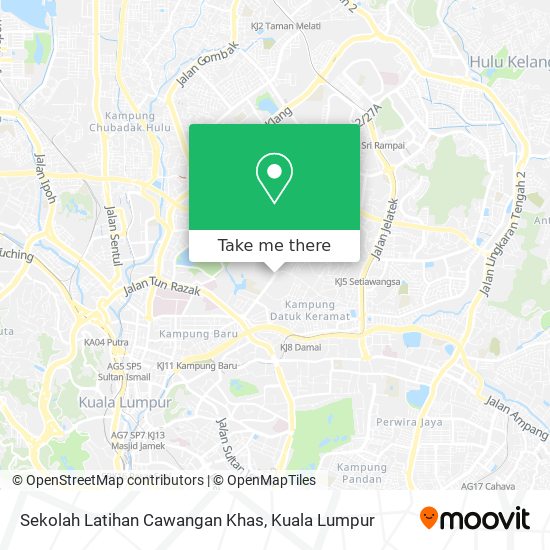 Peta Sekolah Latihan Cawangan Khas