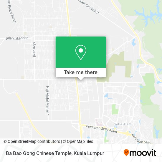 Ba Bao Gong Chinese Temple map