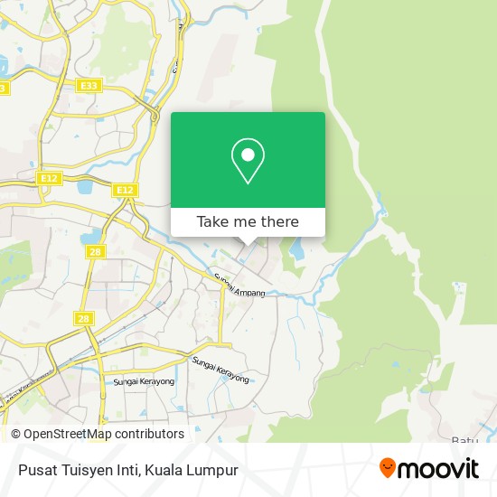 Pusat Tuisyen Inti map