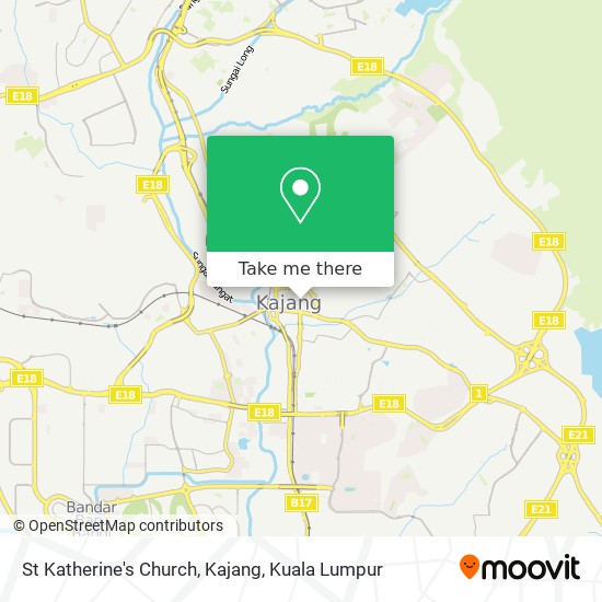 St Katherine's Church, Kajang map