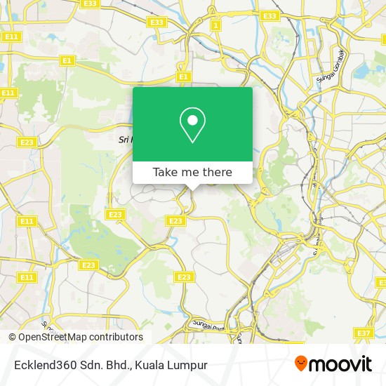 Ecklend360 Sdn. Bhd. map